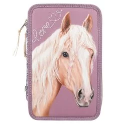 Miss Melody 3-vaks Etui Flowerfield