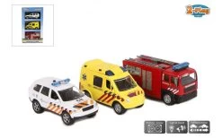 Hulpdienstenauto's 3delig Met Licht En Geluid -Speelgoedverkoop 01361803 001