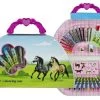 Kleurkoffer Paarden 51 Delig