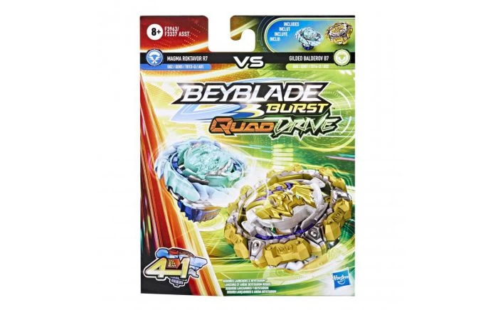Beyblade Quad Drive Duo Pack Assorti 4 Beyblade Quad Drive Duo Pack Assorti - Afbeelding 2