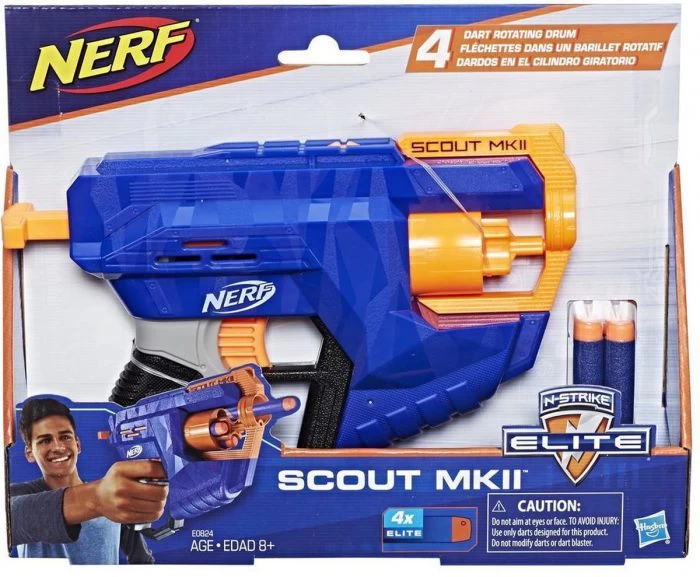 Nerf N-Strike - Elite Scout MKII - Inclusief 4 Pijlen - Vanaf 8 Jaar 3 Nerf N-Strike - Elite Scout MKII - Inclusief 4 Pijlen - Vanaf 8 Jaar