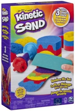 Kinetic Sand Zandmixset Regenboog Junior 381 Gram Rood/geel/blauw