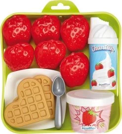 Voedselset Aardbei Ijs