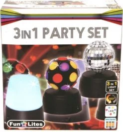 Disco 3 In 1 Party Set