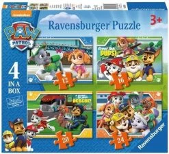 Puzzel Paw Patrol 12+16+20+24 Stukjes