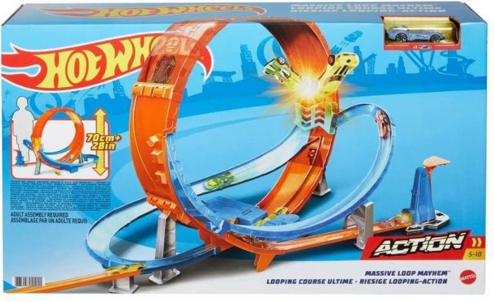 Hot Wheels Action Wervelende Looping - Racebaanset 3 Hot Wheels Action Wervelende Looping - Racebaanset