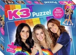 K3 Puzzel Met Poster 104 Stukjes