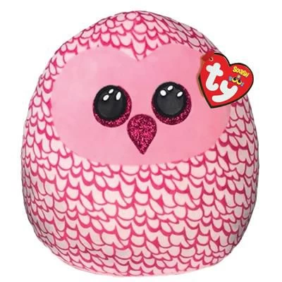 Ty Squish A Boo Pinky Owl 31cm 3 Ty Squish A Boo Pinky Owl 31cm