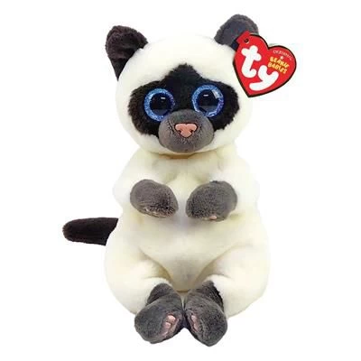 Ty Beanie Babies Miso Siames Cat 15cm 3 Ty Beanie Babies Miso Siames Cat 15cm