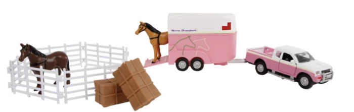 Auto Mitsubishi Met Roze Paardentrailer 3 Auto Mitsubishi Met Roze Paardentrailer