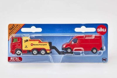 Siku Sleepwagen Met Busje 3 Siku Sleepwagen Met Busje