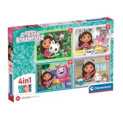 Clementoni Gabby's Dollhouse Puzzel 4 In 1