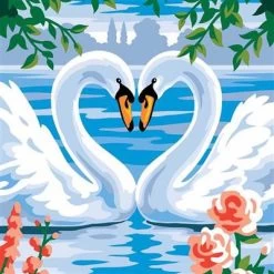 Schilderen Op Nummer Zwanen