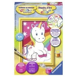 Schilderen Op Nummer Schattige Eenhoorn