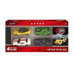 Rapid Wheels Diecast Auto's 4 Stuks