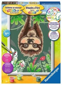 Schilderen Op Nummer Luiaard