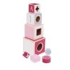 Jipy Stapeltoren Hout Roze 2 Jipy Stapeltoren Hout Roze -Speelgoedverkoop 413 0069 1