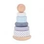 Jipy Stapeltoren Ring Hout Uni -Speelgoedverkoop 413 3062 1