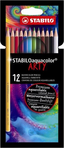 Kleurpotlood Stabilo Arty Aquacolor: 12 Stuks