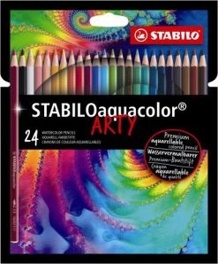 Kleurpotlood Stabilo Arty Aquacolor: 24 Stuks