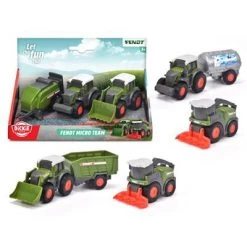Dickie Toys Tractor Fendt 3-delige Set