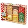 Houten Sandwichset 17-delig -Speelgoedverkoop 453 0513 1