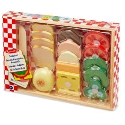 Houten Sandwichset 17-delig