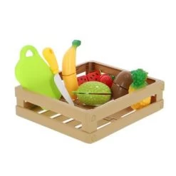 Fruit Snijset Met Klittenband In Kist -Speelgoedverkoop 473 0038 2