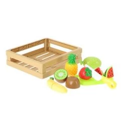 Fruit Snijset Met Klittenband In Kist -Speelgoedverkoop 473 0038 3