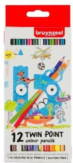 Bruynzeel Potloden 12 Stuks Dubbele Punt