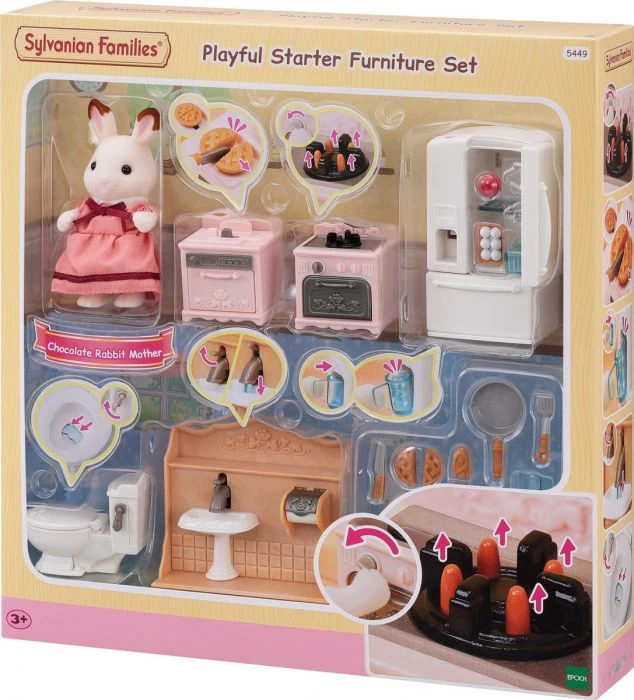 Sylvanian Families Meubelstartset (moeder) 5449 3 Sylvanian Families Meubelstartset (moeder) 5449