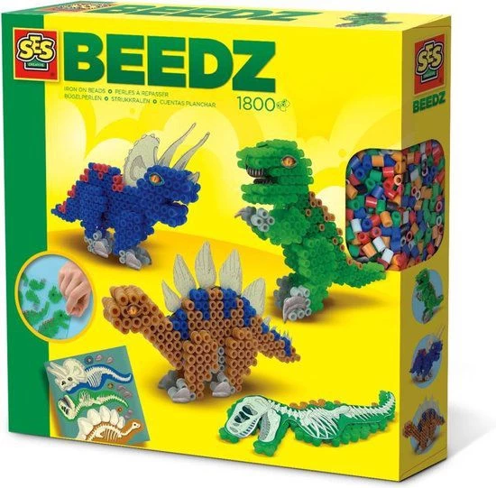 SES Beedz Strijkkralen 1800 Dinos 3D 3 SES Beedz Strijkkralen 1800 Dinos 3D