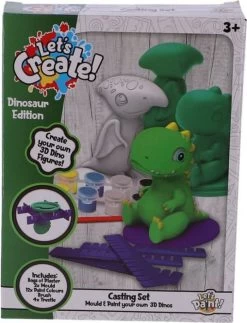 Let's Create Gipsgieten Dino
