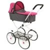 Poppenwagen Retro Roze / Grijs -Speelgoedverkoop 552 7611 1