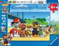 Puzzel Paw Patrol 2x24 Dappere Honden
