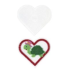 Strijkkralen Plaat Hart Groot