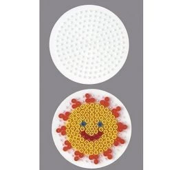 Strijkkralen Plaat Rond Klein