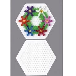 Strijkkralen Plaat Zeshoek Klein