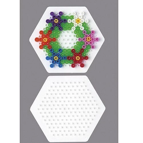 Strijkkralen Plaat Zeshoek Klein 3 Strijkkralen Plaat Zeshoek Klein