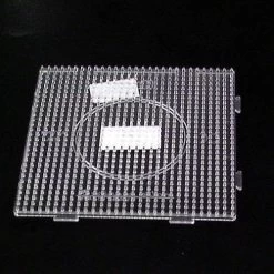 Strijkkralen Plaat Vierkant Transparant