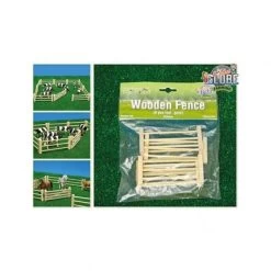 Afrastering Kids Globe Hout 6-delig 1:32