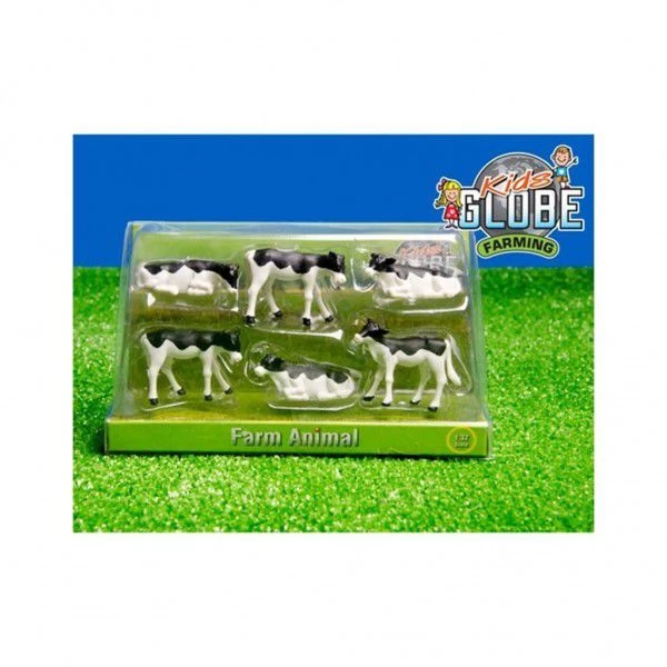 Kalf Kids Globe Zwart/Wit 6 Stuks 1:32 3 Kalf Kids Globe Zwart/Wit 6 Stuks 1:32