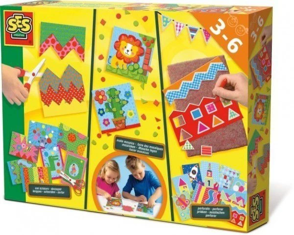 Ik Leer Knippen En Mozaiken En Prikken SES 3 Ik Leer Knippen En Mozaiken En Prikken SES