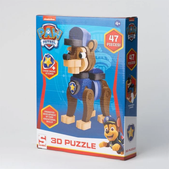Paw Patrol Puzzel 3D Chase Foam 3 Paw Patrol Puzzel 3D Chase Foam