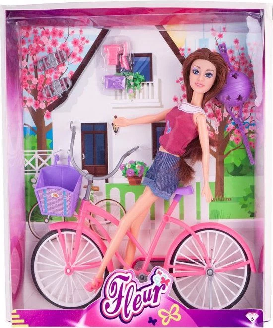 Fleur Pop Met Fiets + Accessoires 3 Fleur Pop Met Fiets + Accessoires