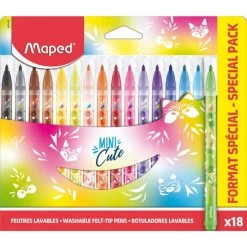 Maped Viltstiften Mini Cute 18 Delig