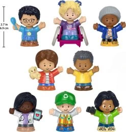 Fisher Price Litle People 8 Figuren -Speelgoedverkoop 65806