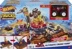 Hot Wheels Monster Trucks Arena Smashers Main Event