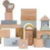 Little Dutch Houten Bouwblokken Blue -Speelgoedverkoop 7019