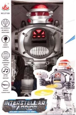 Radiografische Robot Warrior Met Licht En Geluid